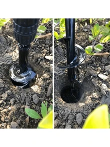 AnAnchor da terra con agrifoglio alimentato da un'alimentazione di 84 pollici, anchors da terreno avvitato, trambusto ad alta resistenza , per animali, capannoni, indumenti in condizioni di forte vento