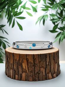 1pc S925 Sterling Silver Star Decor Ring, Elegant & Simple Design, Suitable For Women's Everyday Wear, Party, Valentine's Day, Birthday Gifts, Anniversary Jewelry