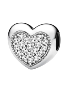 1 Mặt dây chuyền hình trái tim lấp lánh bằng bạc Sterling 925 thời trang phù hợp cho vòng tay, vòng tay nữ, đồ trang sức tự làm và trang phục hàng ngày, trang trí phù hợp cho bé gái khi trở lại trường - Bạc - Xem 16