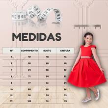 Children's Dress Girl's Round Party Wedding Baptism Graduation Youth Birthday Princess Style - Red - View 2