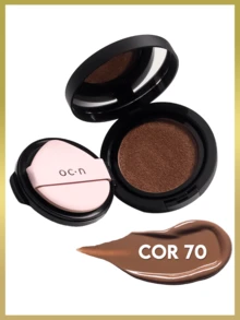 Océane Edition Base Líquida Cushion Foundation 12g (Com um formato inovador e super prático que vai te surpreender) - 070 - Visão 1