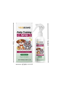 Pet Toilet Training Spray - Helps Train Cats & Dogs To Develop Good Bathroom Habits, Guides Bowel Movements, Deodorizes, Detangles - Random Old/New Version Sent