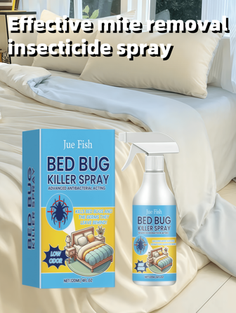 120ml Bed Bug Spray, Bedroom & Dormitory Insect Repellent Spray, Kills Ticks, Mites, Bedbugs, Effective For Bed, Bedroom, Dormitory