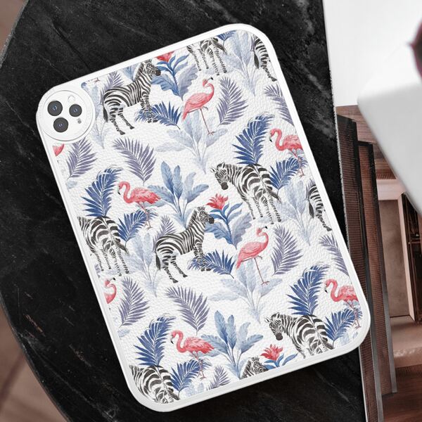 1 Peça Capa de Proteção para Tablet com Estilo Gráfico de Zebra e Flamingo, à Prova de Choques, Compatível com Galaxy Tab A7 LITE, iPad Pro 11 Polegadas 2021, iPad Geração 10