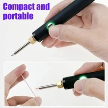 650mAh Mini Electric Soldering Iron Kit, Portable Smart Battery Pen Welding Tool, Personal DIY Tool - Standard 510 Thread, With Digital Voltage Display, Rechargeable Battery, USB-C Fast Charging, 3 Voltage Adjustable, Suitable For DIY Projects And Electronics Repair (Soldering Iron Tip Needs To Be Purchased Separately) - Multicolor - View 9