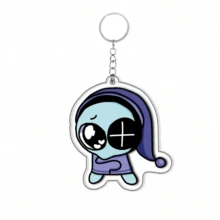 1 件趣味笑话亚克力钥匙扣，可爱迷人的亚克力钥匙扣，简约时尚配饰学校字母卡通汽车配件哥特 Y2k - 多色2 - 查看 7