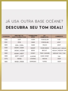 Océane Edition Base Líquida Cushion Foundation 12g (Com um formato inovador e super prático que vai te surpreender) - 070 - Visão 9