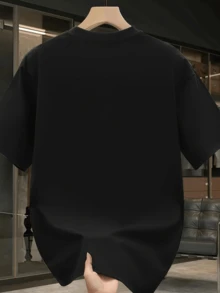 Trust No One T-Shirt Shirt Blouse Unisex Men Women 100% Cotton Top Premium Street Wear New Release Immediate Shipping Various Colors!! Plus Size - 黑色 - 查看 2