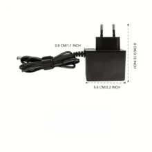 European 24W Adapter Power Supply, 12V 2A Power Supply, AC 100-240V To DC 500mA 1000mA Power Adapter, 5.5mm * 2.1mm 12V Power Adapter, Transformer, Surveillance Camera, Speaker, Router, Printer, Keyboard Charger Phone Charger - EU C Type Plug(220-240V) - View 6