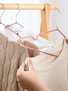 10pcs Steel Clothes Hanger,Multi-Color Option