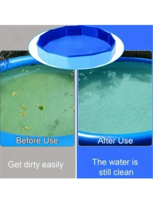 Portable Foldable Pet Bath Tub/Swimming Pool, Convenient To Use, Essential For Cooling Summer Trips, Suitable For Cats & Dogs, Can Be Used For Bathing, Playing, Litter Box Cleaning, Bring Happiness To Pets, Pet Supplies, Cat & Dog Toys, Fit For Small Dogs And Most Cats, Universal Type - Multicolor - View 7