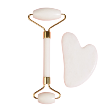 6pcs Beauty Tool Set: Ice Ball, Energy Ice Wave Ball, Perfume Refillable Bottle, Face Gua Sha Roller, Facial Cleansing Brush, Makeup Tool Storage Box - Multicolor - View 4