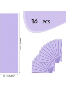 16pcs Light Purple Chair Sashes With Bow Universal Chair Back Decoration, Suitable For Wedding, Restaurant, Event Decor, Party, Hotel Activity Decor - Multicolor - View 5