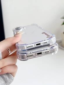 1 قطعة غطاء هاتف شفاف مقاوم للصدمات مخصص بتوقيع بسيط متوافق مع هواتف iPhone11/12/13/14/15/16/16pro/16plus/16promax/17/17pro/17promax/17air، Pixel 9A/S24/S25ultra/S25plus/S25edge، Moto G85، Infinix Hot 50 Pro+، مناسب كهدية يومية للأصدقاء، إكسسوارات هالوين 2025، أنيق، ملون، عتيق، جميل، متعاقد، مضحك، مخصص، فريد، مخصص، هدايا مثالية للرجال، هدايا مثالية للنساء، الحبيب، الحبيبة، العائلة، الأصدقاء، الأجداد، الزوجان، للذكرى السنوية، للأعياد الميلاد، أغطية الهواتف