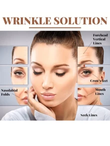 1/2 片装面部和颈部抗皱提拉胶带，面部肌肉提升贴，额头、嘴巴、下巴和颈部多功能高弹力护肤贴 - 彩色 - 查看 4