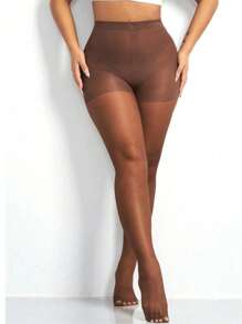 6/12 Piece High Waisted Semi Transparent Pantyhose Solid Color Slim Fit Leggings,Women's Stockings,Elastic Stockings