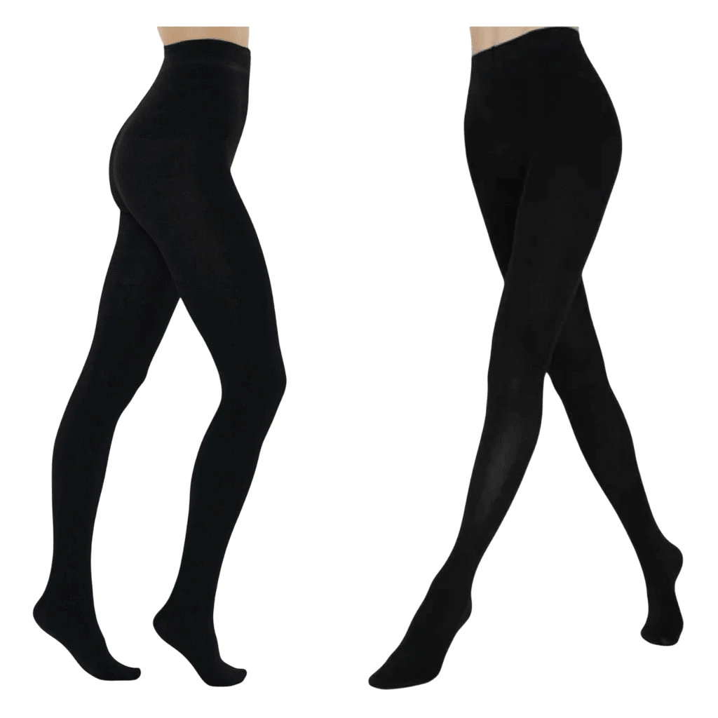 Meia-calça Vitória M&b Fio 80 Preta Feminino  Halloween    Inverno - Preto - Visão 1