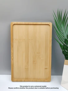 半件竹木托盘，可作餐盘、蔬菜盘、早餐盘、餐厅厨房托盘、水果盘、咖啡盘、茶盘、小吃盘，亦可作客厅装饰，适用于酒店、餐厅和家庭使用，可盛放水果、甜点、小吃等，是节日、感恩节、圣诞节、新年、户外、海滩和庭院等场合的多功能托盘。 - 多重規格 - 查看 15