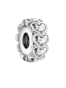 1Pc Elegant Safety Chain Charm For Women Fit Bracelets Bangles DIY Jewelry Making Dating Gift Fine Ladies Jewellery - Silver - View 14