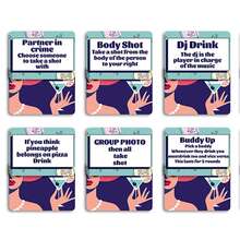 1pc Team Building Board Game Cards, Game Cards, Adult Leisure Party Cards, Romantic Dating Game Cards, Intimate Relationship Fun Game Cards - Multicolor - View 9