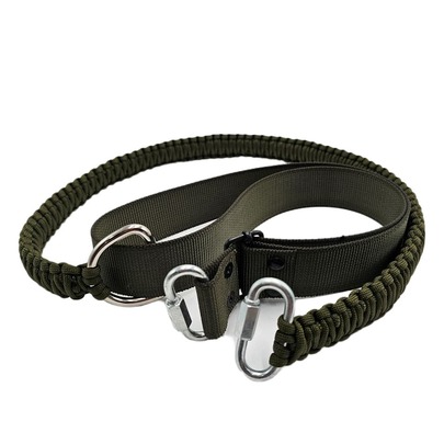 DEV´S TACTICAL & OUTDOOR Correa de Hombro Tactica Tejida, Correa Lisa de 2 Anclajes Paracord, Correa de 2 Puntos Hilo Paracord.
