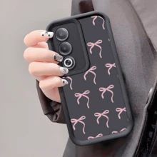 1 个粉色蝴蝶结防摔黑色手机壳，加厚防滑保护套，适用于 17 系列、Honor、Redmi、Galaxy、 - 黑色 - 查看 3