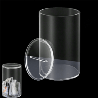 Acrylic Transparent Piggy Bank, Can Be Stored And Withdrawn, Transparent Piggy Bank With Lid
