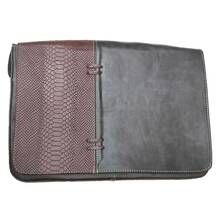 Portafolio Oficio Legal Grabado Asa Ajustable 15.6 - Marrón - Ver 1