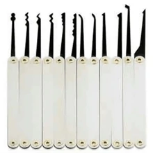 22 件撬锁套装，包含透明练习锁、15 件撬锁工具和信用卡开启器，适合初学者和专业锁匠 - 彩色 - 查看 7