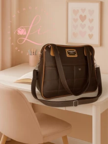 Women's Bag With Adjustable Shoulder Strap And Crossbody Large With Multiple Compartments - 米色 - 查看 6