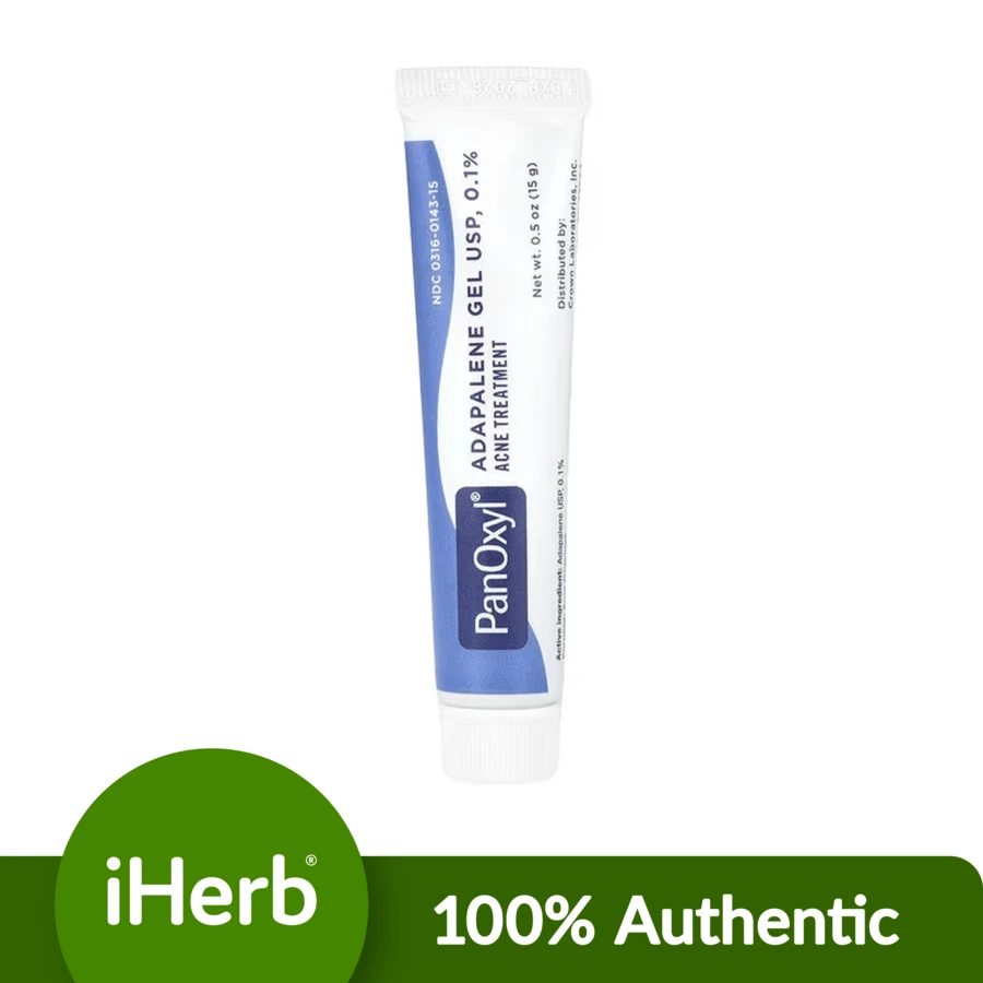 PanOxyl Adapalene Gel USP, 0.1%, Acne Treatment, 0.5 Oz (15 G)