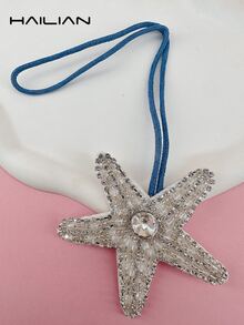 HAILIAN Móc khóa túi xách chủ đề sao và sao biển, bao gồm sao biển đính kim cương, sao biển đính hạt, sao biển lấp lánh và nhiều kiểu dáng khác. Có thể dùng làm móc khóa túi xách, móc chìa khóa xe hơi, hoặc làm quà tặng nhỏ cho gia đình, bạn bè và người thân yêu vào dịp sinh nhật, ngày lễ và mùa tựu trường. Chất liệu bao gồm hạt cườm, đá pha lê và đinh tán thủ công. - Nhiều màu - Xem 7