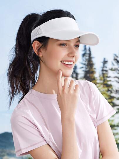 CAMEL CROWN 女士运动户外遮阳帽，透气高尔夫马拉松网球帽