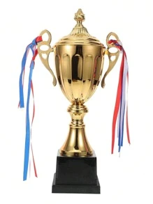 Metal Large Trophy Cup For Custom Trophy Keepsake, Gold Award For Sports, Tournaments, Competitions