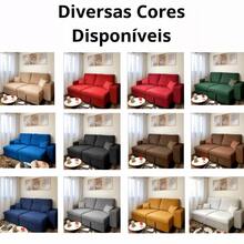 Imagine Stores Retractable Spandex Sofa Cover + 2 Cushion Covers + Fasteners, Plain, Ready For Delivery, (2 Seats) - 黑色 - 查看 5