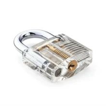 22 件撬锁套装，包含透明练习锁、15 件撬锁工具和信用卡开启器，适合初学者和专业锁匠 - 彩色 - 查看 9