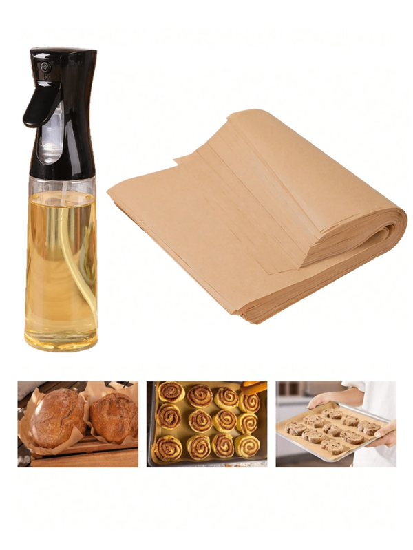 50 Stück Olivenöl Löschpapier, Wachspapier zum Backen, Frittierfett-Tablett Einsätze, antihaftende Mahlzeiten und Pizza Papier, Kochutensilien, Grillen und Barbecue, Picknick und Gastronomieverpackung für Olivenöl, Grillpapier, Ofen, Backpapier, Outdoor-Grillen, Backen, Heißluftfritteuse, Barbecue, Dämpfen, Backpapier, geeignet für Backen, Räuchern, Grillen