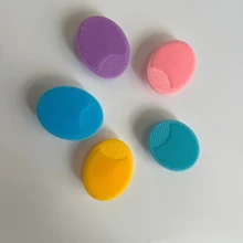 5pcs Silicone Face Cleaning Brush Set - Includes Facial Cleansing Brush And Exfoliating Cream For Deep Cleansing, Soft Brush For Blackhead And Pore Care, Comfortable & Gentle Massaging, Suitable For Baby Use