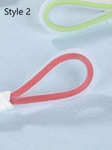 1 Cordón para teléfono móvil en estilo macaron de alta calidad con trenzado a mano y 3 estilos frescos (los colores se enviarán al azar). Colgante de llavero, accesorio para bolso, regalo casual para familiares, amigos, madres, cumpleaños, festividades.