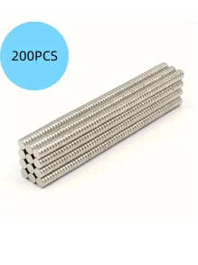 200pcs 5*2mm Refrigerator Magnets, Round Magnets, Durable Multipurpose Office Whiteboard Magnets