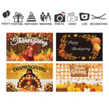 Thanksgiving Banner - Joyful Thanksgiving Decor With Pumpkins, Harvest Themed Home Garden Party Backdrop, Easy Hanging Design, Durable Polyester Fabric, High Quality Printing, Essential For Home Celebration, Cheerful Turkey Pattern
