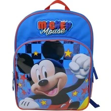 Disney 16" Blue School Backpack With A Large Front Pocket - Multicolor - View 1