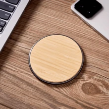 Personalized Customization Wooden Qi Charger Pad - 15W Fast Wireless Charging Station, Wooden Wireless Charger, Custom Name Engraved Charging Station,Groomsmen Gift