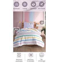 Single Size Bedspread Set – 1pc Bedspread (160x220 Cm) And 1pc Pillowcase (50x70 Cm) - Ultra Soft, Highly Absorbent & Comfortable Luxury Bedding