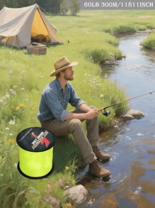 300米编织鱼线，4股，6-100磅，高强度，耐磨，适用于淡水和咸水钓鱼