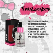 Kit Finalizador e Acqua Primer Bad Pink Extensão de Cìlios - Transparente - Visão 4