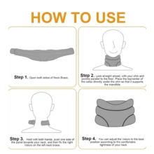 Neck & Cervical Pillows - Black - View 4