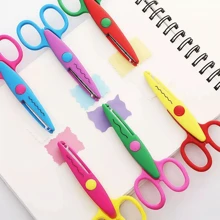 6 件套手工 DIY 剪贴簿剪刀套装、修边剪刀、装饰图案剪剪刀、用于相册、纸艺和手工艺制作的艺术和工艺工具