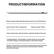 Stylus Pen Compatible With Apple Pencil With LED Power Indicators Palm Rejection Touch Pencil For 2022 2021 2020 2019 2018 IPad Pencil Gifts For Mother, Family, Friends, Birthday, Holiday Pen Accessories