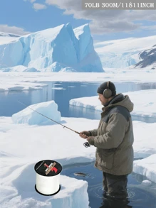 300米编织鱼线，4股，6-100磅，高强度，耐磨，适用于淡水和咸水钓鱼